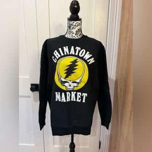 Chinatown Market Grateful Dead Crew Sweatshirt in L NWOT